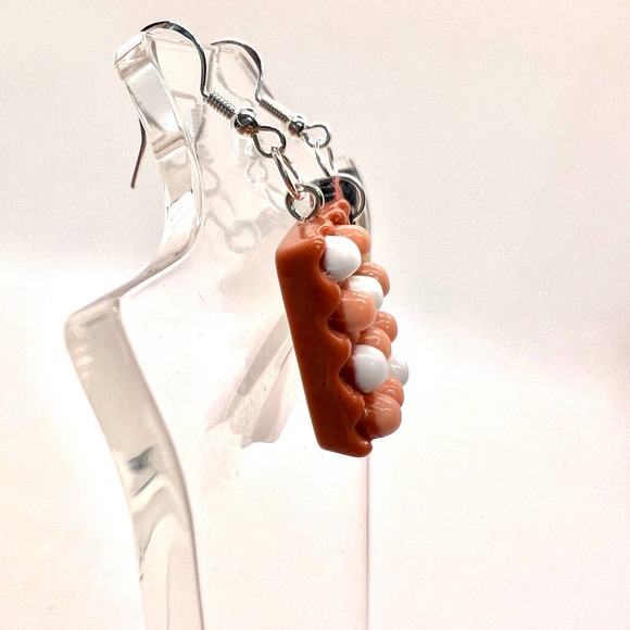 Chicken & Eggs Earrings - Mismatch Earrings - Farm Earrings - TikTok Inspired - Picture 3 of 8